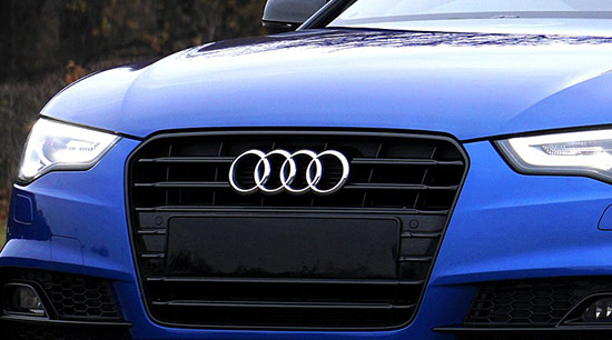 The Volkswagen group Audi brand vehicles