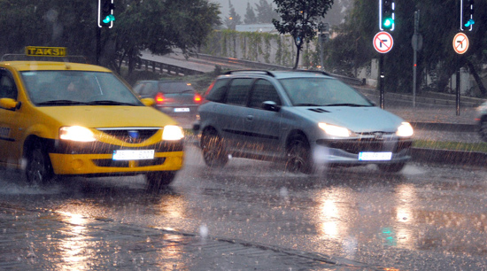 Car safety driving in adverse weather ABS