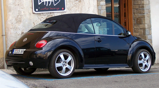 New Volkswagen Beetle model convertible