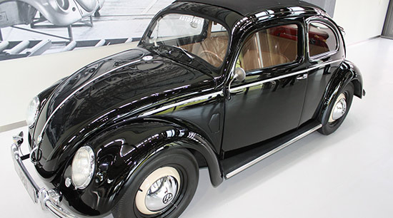 The Volkswagen group VW Beetle began production in 1938